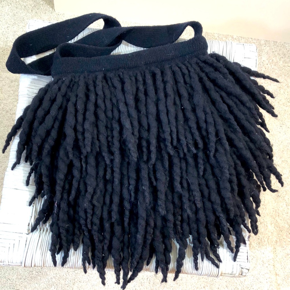 Wool Fringe Bag